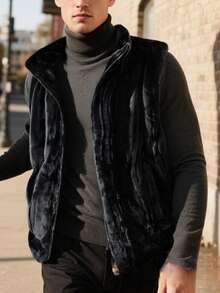 Thickened Vest For Men In Autumn And Winter 2025, New Sleeveless Vest With Camshoulders, Men's Outdoor Sports Jacket, Men's Jacket Fashionable And Versatile