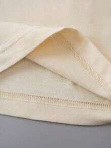 Camiseta De Pintado a mano Impresión Gráfica corta Ropa deportiva - Albaricoque - Ver 5