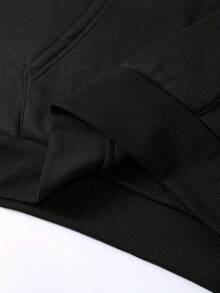 Sudadera con Capucha para Hombre con Estampado de Cara Alegre y Ojo X - Buzo Casual /Blanco con Capucha Ajustable, Manga Larga y Abrigado para Invierno, Ideal para Atuendos Informales, Fiestas y Salidas (Estampado de Cara Alegre en la Espalda) - Oscuro - Ver 5