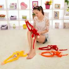 1 件全新毛绒公仔长臂猴挂件猴娃娃 - 彩色 - 查看 3