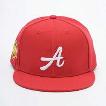 Unisex A Letter Printed Flat Top Baseball Cap, Suitable For Sports - A - View 13