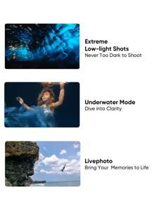 Realme 14 Pro+ 解锁手机 8GB+256GB / 12GB+512GB 全球版，AI 5G LTE，安卓 15 智能手机，骁龙 7s Gen3 处理器手机，6000mAh 长寿命电池，80W 快速充电 - 白色 - 查看 6