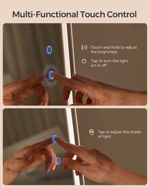SONGMICS LED Jewelry Cabinet Standing, Lockable Armoire With Full-Length Mirror And Adjustable Lights, Space-Saving Organizer, Gift Idea - Xem 5