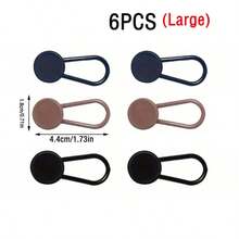 6 Pcs Button Extenders For Jeans,Pants Waistband Extension Buttons,Versatile Shirt Button Extenders,No Sewing Instant Waistband Extenders For Pants,Elasticity Waistband Expander For Women Man Pants Shirt Suit,4 Colors Buttons(Black, Blue, Khaki,White),Pants Waist Extension 1/1.7 Inches.