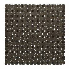 1pc 53 * 52cm Pebble Anti Slip Pad With Suction Cup For Bathroom Anti Slip Pad, Machine Washable And Easy To Clean 21 * 20.5 Inches, Suitable For Shower Rooms, Hotels, Bathrooms, Toilets, Bathtubs, Bathroom Accessories, Autumn Decoration - Black - View 12