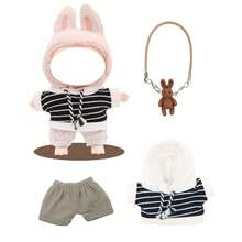حقيبة كتف بشكل أرنب جميل، طقم بلوزة وبنطلون جديد، ل- ، هدية عيد ميلاد وعطلة (باستثناء الدمية الناعمة)