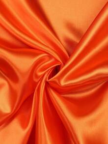 1pc Solid Color Satin Fabric, DIY Fashion Handmade Clothing, Silk Satin Suitable For Wedding Dress Decoration - Multicolor - View 52