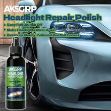 AKSGRP AKSGRP Líquido de restauración de faros de coche de 30ml (1.01Oz), reparación rápida DIY para faros amarillentos y opacos, restaura la claridad como nuevo