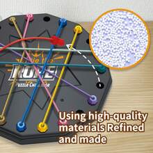 1pc Rope Untangling Battle Challenge Board Game Toy For Children, Designed To Enhance Logical Thinking And Focus, Perfect For Parent-Child Activities. - Nhiều màu - Xem 7