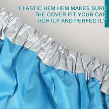 Capa de Caminhonete Completa 190T para F-150 F-250 F-350, Proteção contra Vento, Poeira, UV, Sol, Neve e Gelo, Tamanho: 235*88*74 polegadas