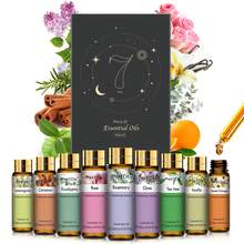PHATOIL 精油礼盒套装，多规格套装选择（3 件/6 件/9 件/10 件/12 件/15 件/20 件套装）香薰精油套装，水果香薰油套装不同套装用于扩散器、香薰、蜡烛、香皂，高级精油礼盒套装送朋友、家人、节日礼物 - 多樣化香型 - 查看 16