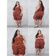 Women's Plus Size Set G1 G2 G3 G4 G5 Large Fresh Print Tank Top - Multicolor - View 6