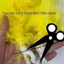 1 件人造羽毛围巾非常适合女士服装配饰派对舞蹈装扮节日圣诞树装饰手工制作 DIY 万圣节 - A - 查看 4