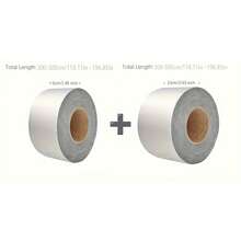 1 Rollo de cinta de butilo súper adhesiva y resistente al agua - Resistente al calor, sello a prueba de fugas para techos, tuberías y paredes - Cinta selladora de fugas impermeable duradera, resistente a la intemperie y a la corrosión para una protección duradera