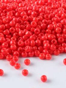 GO2CJBEADS 10克多色2毫米银线圆形洛可可玻璃种子珠，可DIY手链