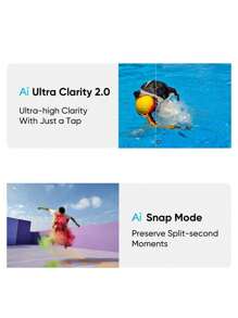 Realme 14 Pro+ 解锁手机 8GB+256GB / 12GB+512GB 全球版，AI 5G LTE，安卓 15 智能手机，骁龙 7s Gen3 处理器手机，6000mAh 长寿命电池，80W 快速充电 - 白色 - 查看 11