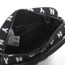 MLB Versatile Outdoor Casual Crossbody Bag 3ACRS022N - Black NY Label-50BKS - View 5