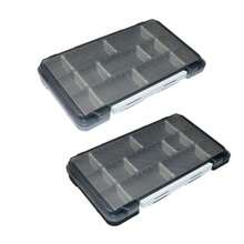 迷你多功能钓鱼配件盒闪光渔具工具盒小巧便携鱼饵盒诱饵和假饵收纳盒 - 彩色 - 查看 20