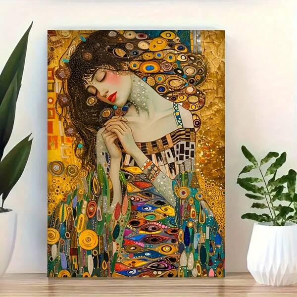 Vintage Painting A Beautiful Lady Entrance Decoration Painting Vertical Version Hotel Corridor Corridor Background Wall Mural Home Painting "Living Room Study Art Painting ﻿