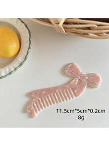 1pc梳子新款小众设计水果美发梳趣味冰淇淋汉堡醋酸梳可爱配色女士头梳秋冬发饰女士发饰适合日常使用、居家、学校、海边、度假、工作、通勤、派对、节日、生日礼物、返校季、百搭外出女孩、居家美容女士配饰礼物、美发套装、理发店美容旅行必备品、美发工具 - 彩色 - 查看 13