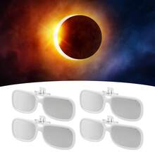 Especificaciones Tipo de artículo: Gafas para eclipse solar Material: Plástico  Lista del paquete: 4 gafas para eclipse solar - Blanco - Ver 7