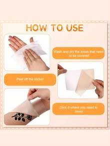 20pcs Tattoo Cover Up Stickers, Scar Cover Patches