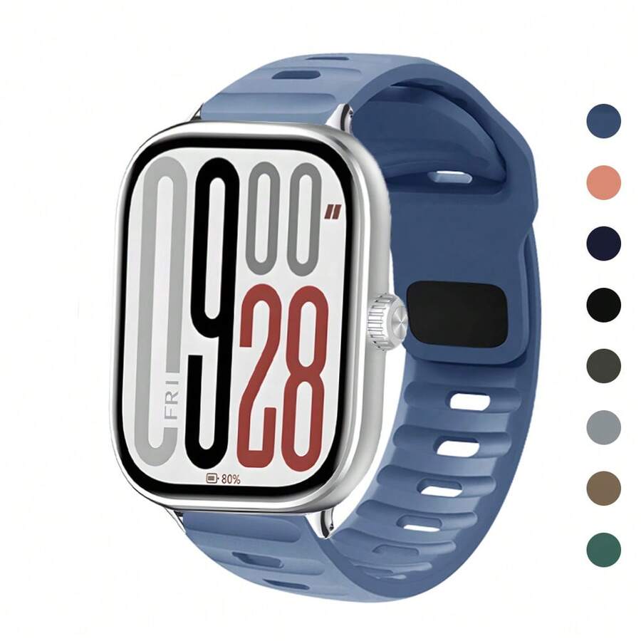 For Redmi Watch 5 Strap Silicone Wristband For Redmi Watch 4 Compatible With Xiaomi Mi Band 8/9 Pro Breathable Sport Bracelet - Redmi Watch 4/5/Mi Band 8 Pro/9 Pro - View 1