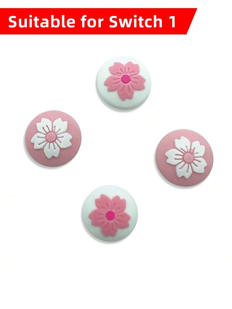 4pcs Joystick Caps Covers Only For Nintendo Switch Joy-Con 1st Generation Controller - Multicolor - View 1
