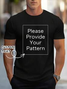 1 pieza Camisas de manga corta personalizadas para hombres; Agrega tus fotos para personalizar tus camisetas. Las cómodas pijamas son los mejores regalos de cumpleaños, regalos del Día de San Valentín y regalos especiales para novios, esposos, familiares y amigos.