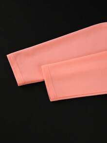 Curve Plus Dresses Women Pink Round Neck Long Sleeve Big 3D Flower Bodycon Mermaid Long Dress Evening Party