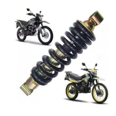 Amortiguador Trasero Ajustable Para Moto Italika Dm200 Negro