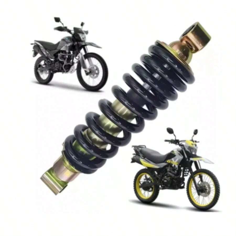 Amortiguador Trasero Ajustable Para Moto Italika Dm200 Negro - amortiguador trasero - Ver 1