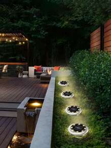 Mini Solar Ground Lights, 2/4/8Pack Solar Lights Outdoor Waterproof, Pathway Lights Solar Powered, Solar Garden Light, Landscape Lighting For Yard Driveway Walkway (Cool White/Warm)