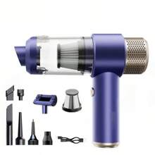 Easypie Selection 1 Stück 90W Hochleistungs-Autostaubsauger, super starke Saugkraft, Hochleistungs-Autostaubsauger und Luftdüse, 4-in-1 tragbarer Mini-Autostaubsauger, Handstaubsauger für Auto, Zuhause und Büro, perfekte Geschenke für Freunde, Abschlussgeschenke, Geschenke zum Schulanfang, Weihnachtsdekoration, Valentinstag-Geschenke, Geschenke für Mama und Papa, Halloween, Thanksgiving, personalisierte Geschenke, Geburtstagsgeschenke, Neujahrgeschenke