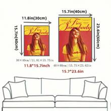 1 PC Album Poster Canvas Painting - Hip-Hop Themed Decorative Painting, Wall Art For Bedrooms, Offices, And Dorms, Gift For Music Fans, High-Quality Printed Art Signature Design, Unframed