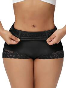Tummy Control Shapewear Shorts Fajas Colombianas Moldeadoras Compression Underwear Flat Tummy Butt Lifter Panties - 黑色 - 查看 1