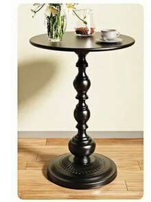 轻奢沙发边桌客厅家居小咖啡桌边桌复古转角桌锻铁床头储物阳台小圆桌