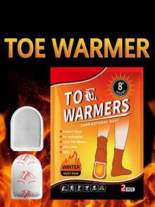 Reusable Hand Warmer, Foot Warmer, Toe Heater, Body & Foot Heating Pad, Unisex Heated Insoles, Long-Lasting Heating To Warm Up Entire Body