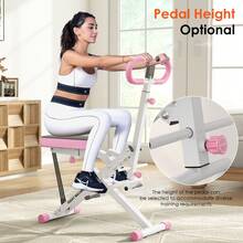 Dlandhome Squat Assist Trainer For Hip And Leg Exercises, 5-Position Adjustable Seat Cushion, Upgraded Version Enhanced Resistance,Squat Exercise Equipment For Home Gym Fitness - Hồng - Xem 5