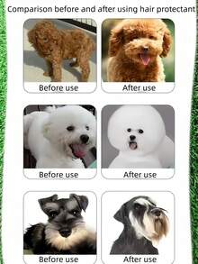 宠物美容护发素，防静电，丰盈，柔软，适用于狗和猫，滋养毛发，短毛/长毛，美容，护发素，丰盈，滋养，柔软，防脱毛，除臭