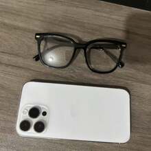 Oversized, Square, Unisex, Retro Y2K Style Fashion Glasses, Multi-Functional, Suitable For Everyday Wear - Black - View 5