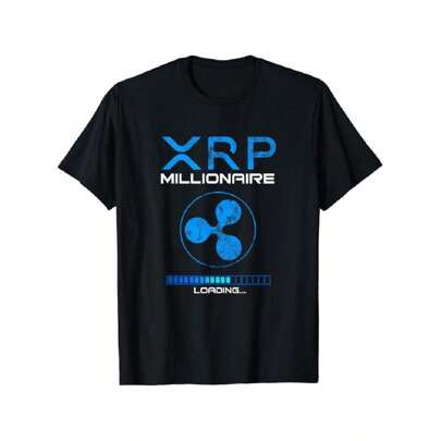 Cryptocurrency MILLIONAIRE HODL Loading Ripple Token T-shirt