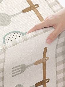 DAJIANG 1 件加厚绒面门垫，厨房地毯，底部防滑，简约ins风舒适地垫，玄关地毯，厨房地垫，可机洗，易于清洁，家居装饰，节日房间装饰 - 彩色 - 查看 9