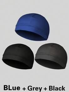 Musion 3 件装网眼头盔内衬吸汗速干跑步运动帽男女舒适头饰