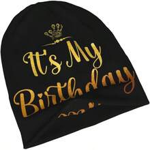 African Style Beanie Hat Knit Hat Skull Cap Slouchy Warm Headwear Jogging Cycling Adult Women Men - 今天是我的生日 - 查看 7