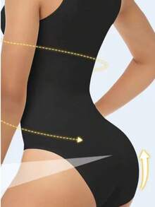 Slimming And Sexy Tight Bodysuit, Spicy Girl Style Sleeveless Vest, Form - Fitting Base Layer, Tummy - Controlling Camisole Sexy Lingerie