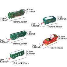 Christmas Train Track: Classic Christmas Toy, Interlocking Train Track Toy, Suitable As Christmas Gift For Everyone (Batteries Not Included)