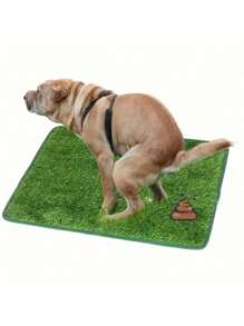 1 件人造草狗便盆垫，户外宠物厕所，易于清洁，防臭，室内/室外宠物训练，户外装饰，防滑底垫，适合室内和室外使用