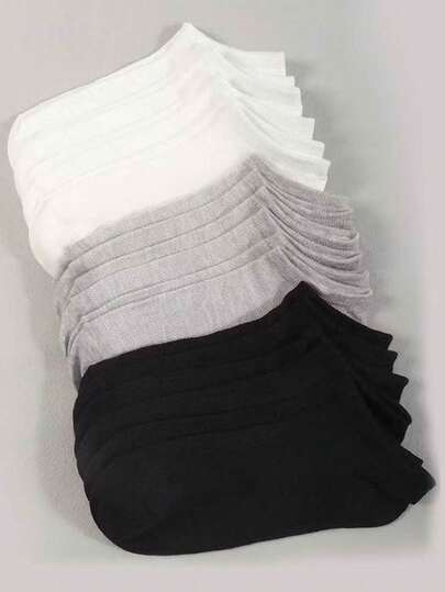 100 piezas/80 piezas/60 piezas Calcetines de tobillo básicos simples para hombres, calcetines regalo del Día de la Madre. Calcetines de tobillo suaves, ligeros y de configuración completa, calcetines de mujer hasta la rodilla y calcetines de hombre hasta el medio de la pantorrilla adecuados para deportes, hogar y ocio. Apropiados para todo tipo de hombres y mujeres, calcetines hasta la rodilla y calcetines, negro, gris, blanco 50 piezas/40 piezas/30 piezas/20 piezas/10 piezas/8 piezas/4 piezas/2 piezas