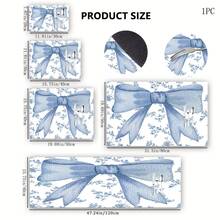 1 pieza Felpudo absorbente con estampado floral y de lazo, Almohadilla de secado de platos para encimera de cocina con base de goma, Decoración de fiesta, Felpudo súper absorbente que oculta manchas, Felpudo absorbente y suave de diatomita con respaldo de goma de uso múltiple para cocina y hogar, Adecuado para máquina de café, rejilla de platos, almohadilla de secado rápido, Felpudo de secado de tazas de café y platos para encimera de cocina